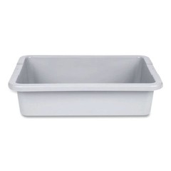 Rubbermaid Commercial 3349GRA 20″ x 15″ x 5″ Bus/Utility Tote – GRY New