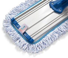 Zflow 18″ Microfiber Dust Mop Pads 2-Pack – Premium Commercial Grade 18, Blue