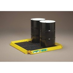 Enpac 5755-Ye-G Spilltray, Yellow/Black, Rectangle, 12Gal