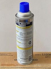 6 new Blue Works #11030 Industrial-Grade Degreaser, 18 oz. Aerosol Spray Cans