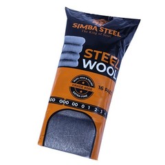16 Pads Steel Wool Grade #000 EXTRA Fine for Buff, Wax & Polishing, Mice Control