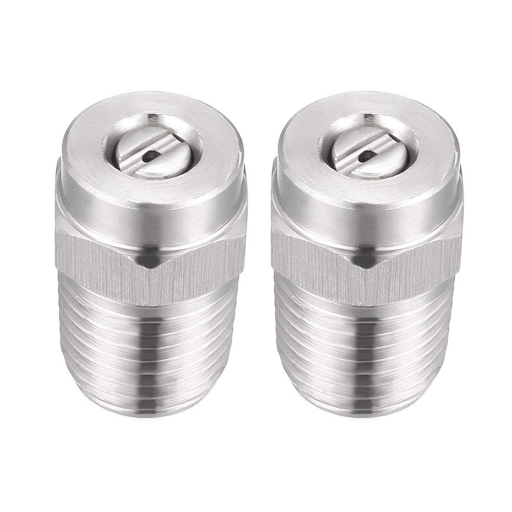 uxcell Pressure Washer Nozzle, 1/4NPT Thread Spray Tip, 2 Pcs (15 15 Degree