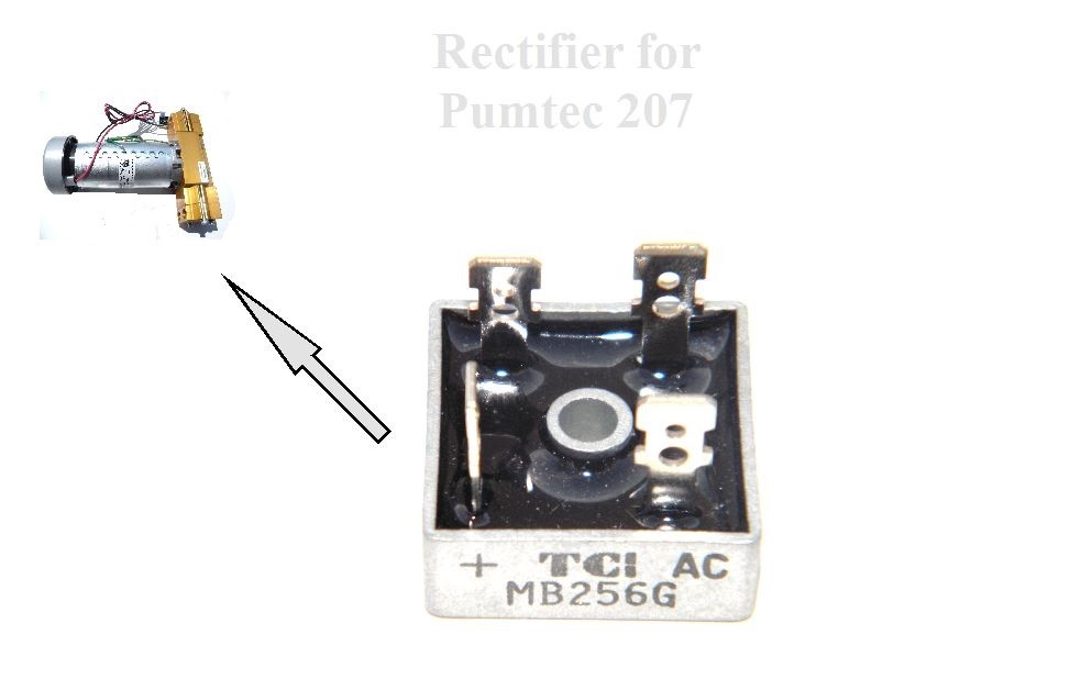 Carpet Cleaning – Rectifier for Pumptec 207 Ametek Motor