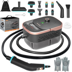 Enromted Steam Cleaner15S Heat-Up 42.27Oz Tank2500W Pressurized Handheld Steam