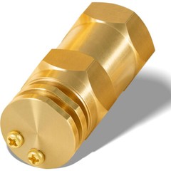 6540-1 Boomless Spray Nozzle 1/2 in FPT #5 Orifices 90° 180° Caps 2.0 GPM 40 PSI