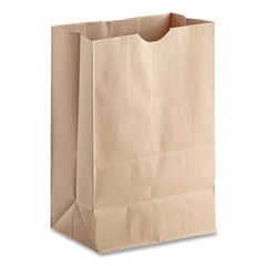 General SK1675 12 x 7 x 17 1/6 BBL Grocery Paper Bags – Kraft (400/Bndl) New