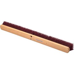 PRO SOURCE Heavy Duty Stiff Push Broom Head: Poly Bristles, Extra-Wide 36″