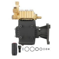 Pressure Washer Pump 4000PSI 4GPM 1.0″ Horizontal Triplex Shaft Water Pump