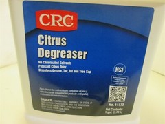 CRC 14172 Citrus Degreaser 1 gal. Bottle 820g/L 110 Degrees F 35,000V NEW