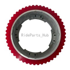 391259 Front Wheel fits Tennant B10 EZ 6100 7080 7100 T7 Rider Sweeper Scrubber
