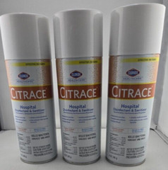 3pc Clorox Citrace 14oz Spray Hospital Disinfectant Sanitizer Deodorizer Citrus