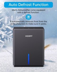 MORFY Dehumidifier, 80 OZ Small Dehumidifier for Bedroom, Bathroom, RV, Close…
