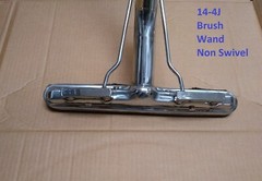 14″ 4-JET S-BEND Hard Surface Tile & Grout Cleaning BRUSH WAND Floor Scrubber