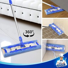 MR.SIGA Professional Microfiber Mop for Hardwood, Laminate, Tile Floor Cleani…