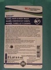 SC Johnson Estesol Soap Hand Hair & Body Wash 2 Liters (67.6 fl oz) PN88331106