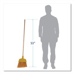 Purell 773001 53 in. Handle Angler Broom – Yellow New