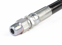 Schieffer 4000 PSI 3/8″ x 100′ Thermoplastic Sewer Jetter Hose 3/8″ Solid Swivel