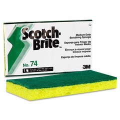 Scotch-Brite PROFESSIONAL MD Scrubbing Sponges (20/Carton) Yellow/ Green