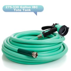 Zonon 2 Pieces 275 330 IBC Tote Tank Adapter Garden Hose Drain 2 Inch, Black