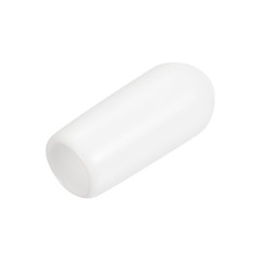 uxcell 15pcs Rubber End Caps 6mm ID Vinyl Round Cap Cover 6mm, White