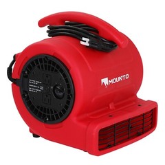 MOUNTO 1/4HP 1000CFM Air Mover Floor Blower Fan for Drying, Cooling, Circulation