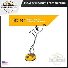 85.403.003 BE 16″ Whirl-A-Way Pressure Washer Surface Cleaner 4000 PSI 8GPM