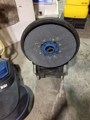 Powr-Flite M1600-3 1.5 Hp 20″ Pad 1600 RPM Burnisher W/Pad “NO SHIPPING”