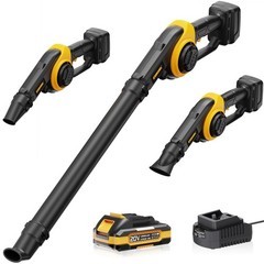 EWORK Small Leaf Blower Cordless 20V Mini Leaf Blower 130CFM/200MPH with Batt…