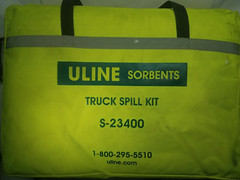 Uline S-23400 Universal Truck Spill Kit, Hi-Res Bag, 14.5 Gallon Capacity -READ-
