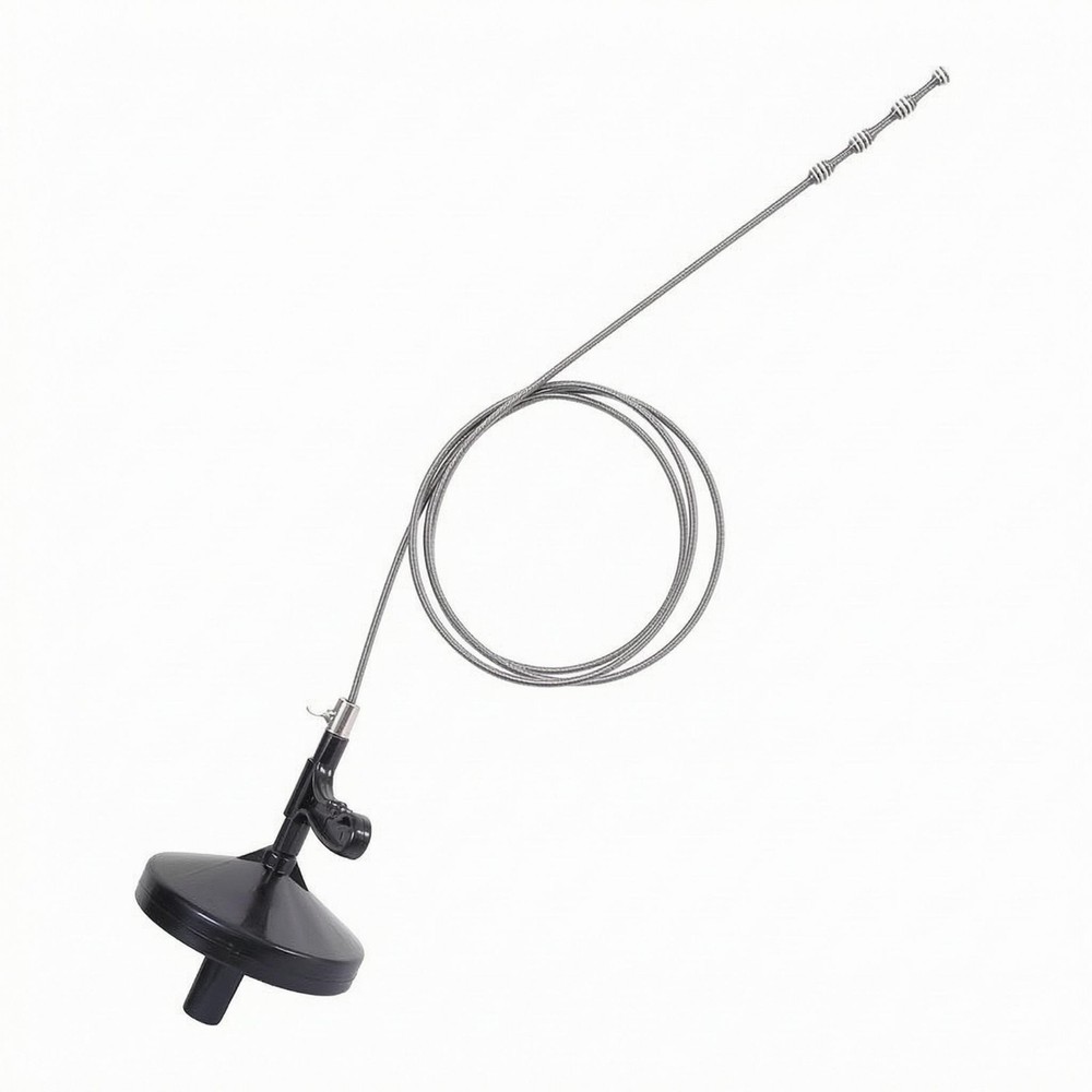 Manual Drain Unclogger ABS Plastic Crank Drain Auger Extended Reach for Toilet