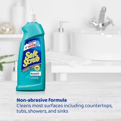 Soft Scrub Gel with Bleach Cleaner, 28.6 Ounces (Pack Ounce of 6)