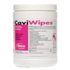 Metrex 13-1100 CaviWipes Disinfecting Towelettes Large 6″ x 6.75″ 160 Can 12/Pk