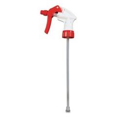 Impact 59062491 Trigger Sprayer 9.88″ Tube Red/White 24/carton