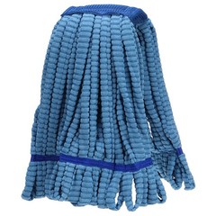 Mop Head Replacement Microfiber Floor Cleaning 10 oz 33.5 Inch, Blue