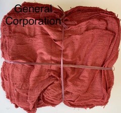 500 New B Grade Great Mechanics Shop Rags Towels Red 13″X14″