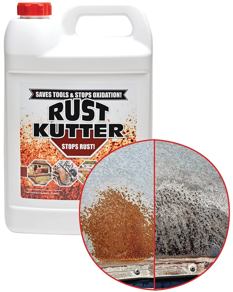 Rust Kutter Gallon – Stops Rust, Converts Rust Spots, Ready to Paint