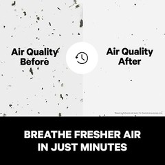 PuroAir 240 HEPA Air Purifiers for Home Large Rooms – Covers Up To 1,000 Sq F…