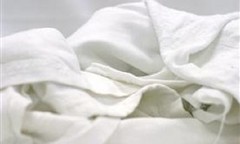 White Knit Reclaimed Rags – Wiping Cleaning Cloth – 50 LB Box