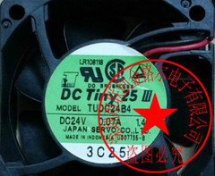 1pc new fan freeship TUDC24B4 DC24V 0.07A 1.4W 6CM SERVO