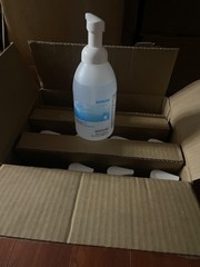 Lot of 12 Ecolab Quik-Care Foam Hand Sanitizer 18.1 oz. 600181 EXP 2023/02