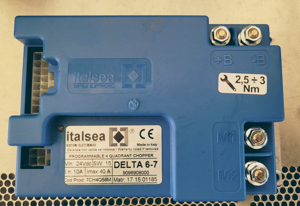 ITALSEA 7CH4Q56M PROGRAMMABLE 4 QUADRANT CHOPPER DELTA 6-7 24VDC 10A