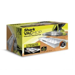 Shark VACMOP Disposable Hard Floor Pad Refills, 32 Pads, White