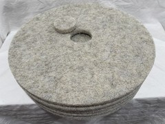 Natural Fiber Soft Burnishing 20″ Floor Pad 4020NAT (5 to a Box)