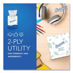 Surpass 21320 2-Ply Pop-Up Box Facial Tissue (110/Bx, 36 Bx/Ct) New