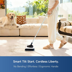 Cordless Electric Floor Sweeper – Lightweight, Quiet, and Powerful for All Floor