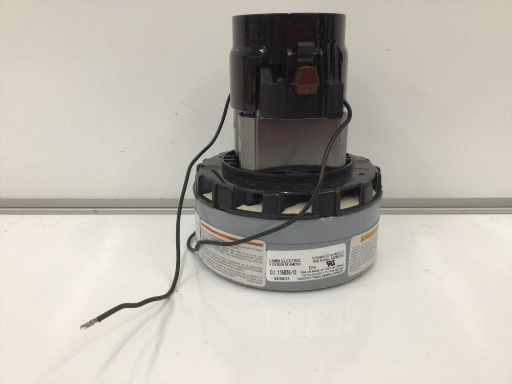 AMETEK LAMB 116036-13 Vacuum Motor,110.5 cfm,349 W,240V 4M952