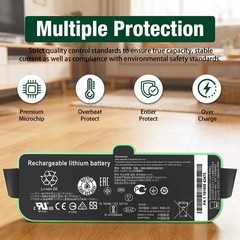 Antiee Upgrade Replacement Battery For Irobot Roomba 960 980 981 970 965 801