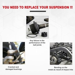 Upr Control Arm Suspension Kit 4pc 95-96 Chevy Blazer S10 GMC Jimmy Olds Bravada