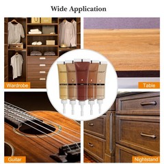SEISSO Wood Furniture Repair Kit -Set of 50, 24 Colors Touch 24