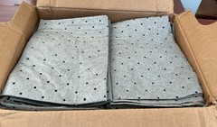 Brady Sorbent Pad 5 gal 7.5in x 10in Gray Polypropylene SRP100 Brady B72